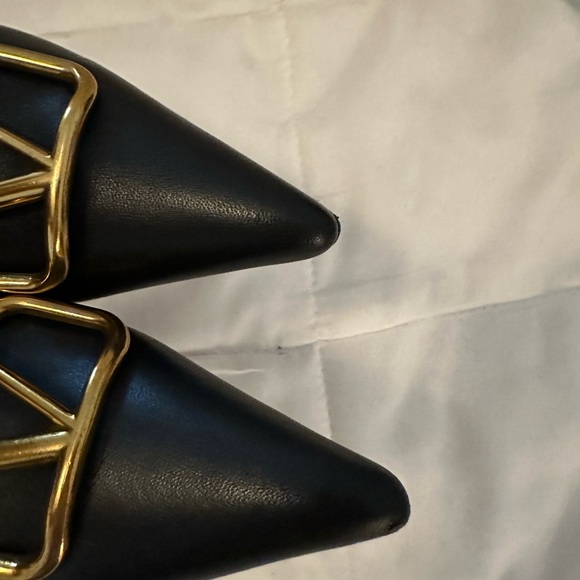 Black designer booties worn once - Picture 2 of 5